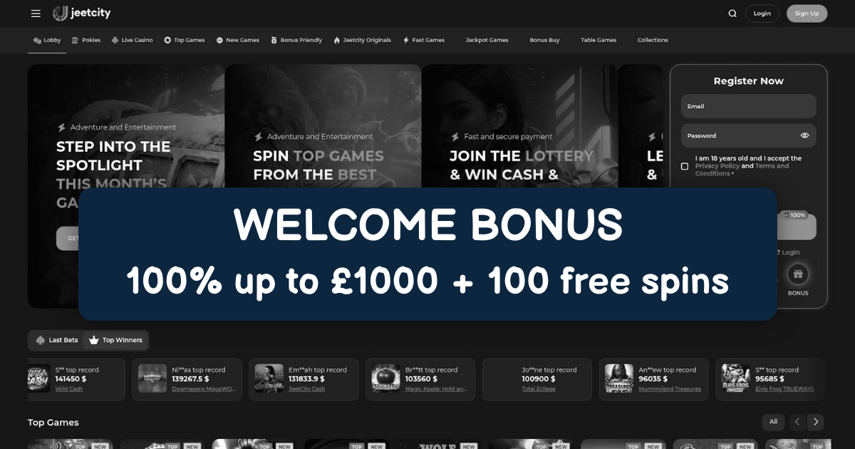 Jeetcity Casino welcome bonus