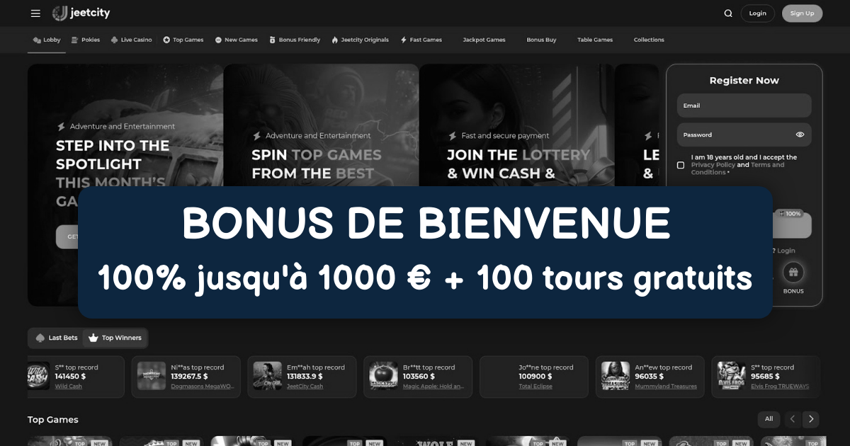 Jeetcity Casino welcome bonus