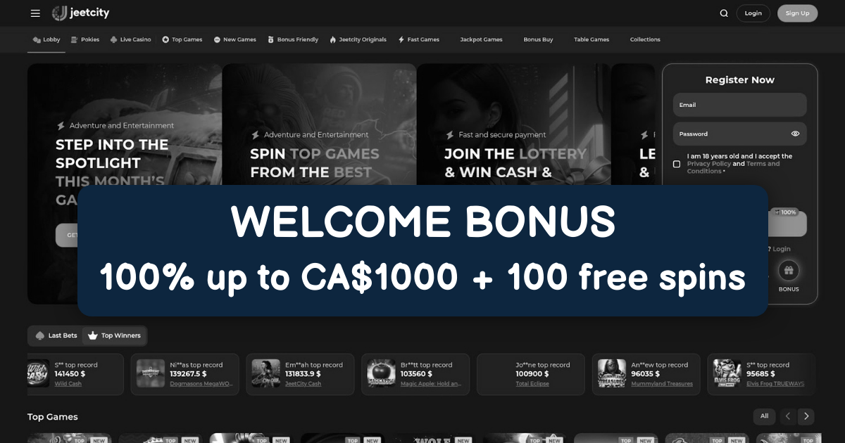 Jeetcity Casino welcome bonus
