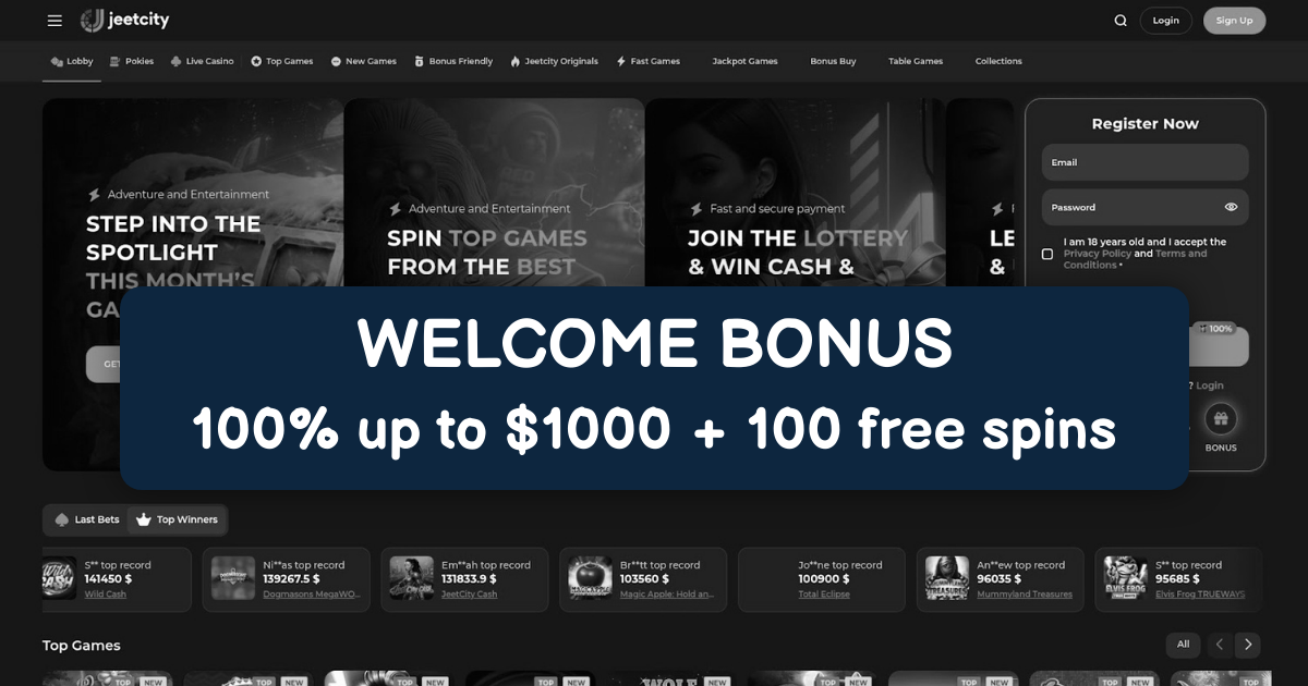 Jeetcity Casino welcome bonus